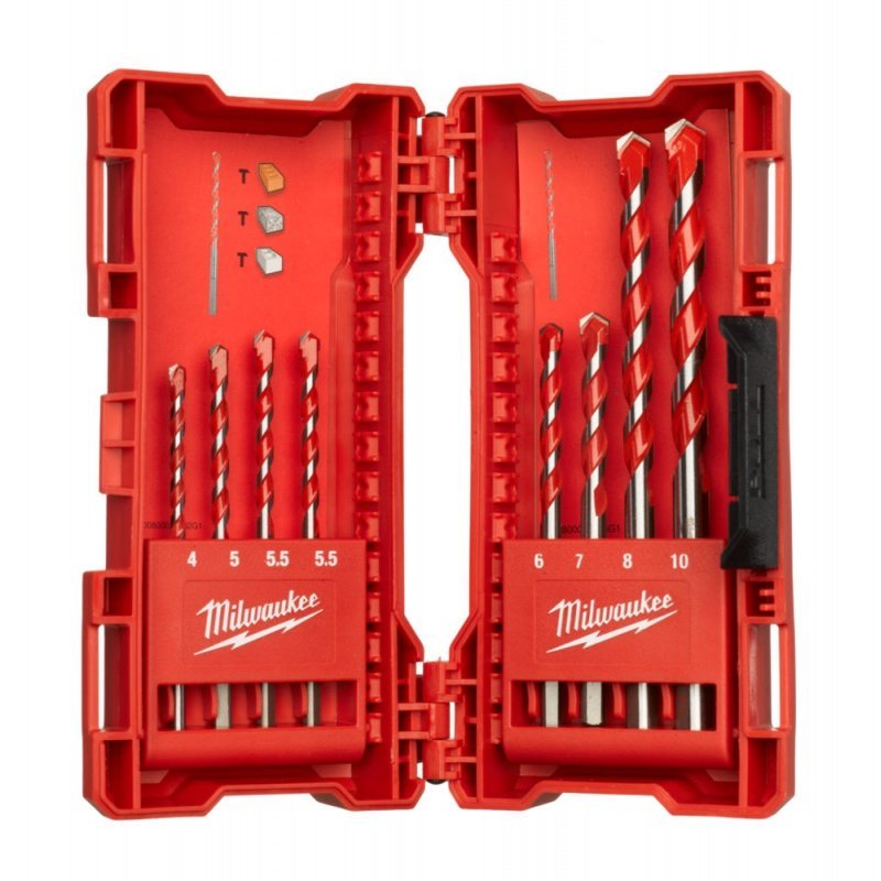 Milwaukee 4932471192 sada vrtáků do betonu 8 - dílná