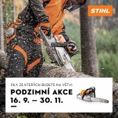 Podzimní akce na výrobky Stihl